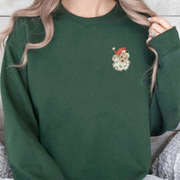 Retro Santa Christmas Sweatshirt, Vintage Santa Claus Sweatshirt, Minimalist Santa Claus Crewneck, Holiday Santa Sweater Xmas Present