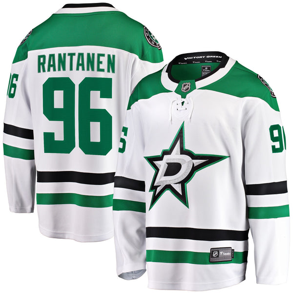 Dallas Stars Mikko Rantanen White Away Breakaway Jersey