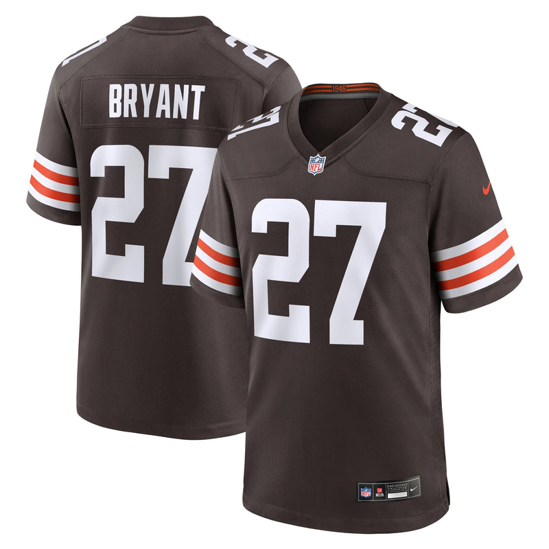 Cleveland Browns Myles Bryant Brown Team Game Jersey