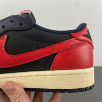 Low Top Sneakers, Black Red Colorway, Reverse Hook Design, Lace Up Design, Casual Gift for Sneaker Fans