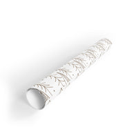 Hand-Drawn Christmas Gift Wrap, Minimalist Pine Tree Wrapping Paper, Rustic Holiday Tree Wrapping Paper Roll, Winter Forest Gift Wrap Roll
