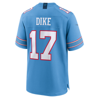 Tennessee Titans Chimere Dike Light Blue Team Game Jersey