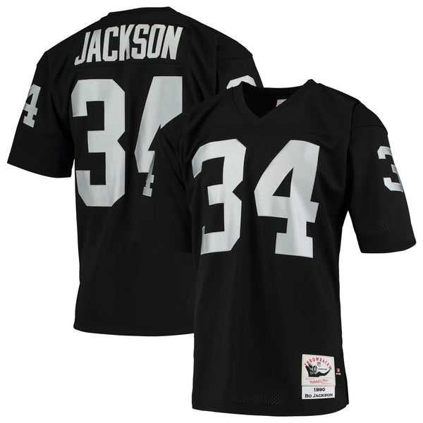 Las Vegas Raiders 1990 Bo Jackson Black Authentic Throwback Retired Player Jersey