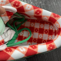 Low Top Sneakers, Green Colorway, Lace Up Design, Casual Gift for Sneaker Fans