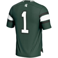 #1 Michigan State Spartans Endzone Football Jersey - Green