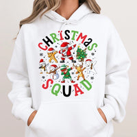 Dabbing Santa and Friends Hoodie, Christmas Squad Hoodie, Humorous Holiday Matching Sweatshirt, Dabbing Santa Hoodie, Family Xmas Pullover