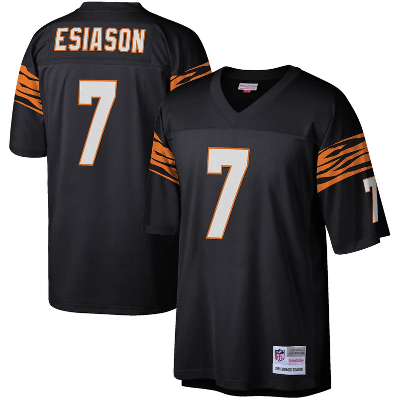 Cincinnati Bengals Boomer Esiason Black Legacy Replica Jersey