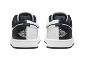 Low Top Sneakers, White Black Colorway, Lace Up Design, Casual Gift for Sneaker Fans