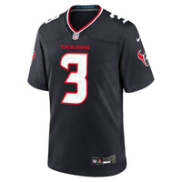 Houston Texans Tank Dell Navy Game Jersey