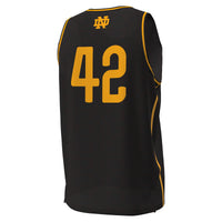 #42 Notre Dame Fighting Irish The Bend Replica Basketball Jersey - Black