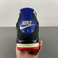 Low Top Sneakers, Blue Black Red Colorway, Lace Up Design, Casual Gift for Sneaker Fans