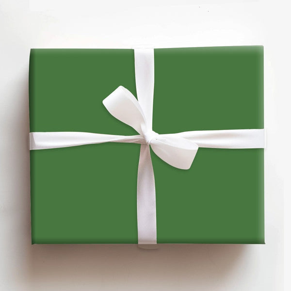 Matte Green Gift Wrap, Solid Forest Green Wrapping Paper, Christmas Wrapping Paper, Wedding Gift Wrap Roll, Holiday Wrapping 