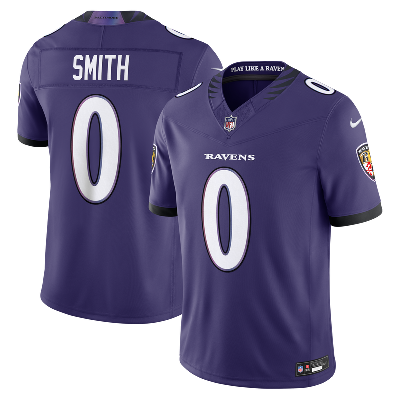 Baltimore Ravens Roquan Smith Purple Team Stitched Limited Jersey