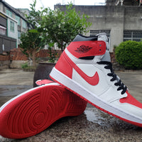 Sneakers, Red White Colorway, Lace Up Design, Casual Gift for Sneaker Fans