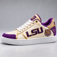 LSU - Cream, Gold and Purple in Measured Contrast