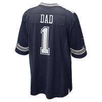 Dallas Cowboys Number 1 Dad Navy Game Jersey