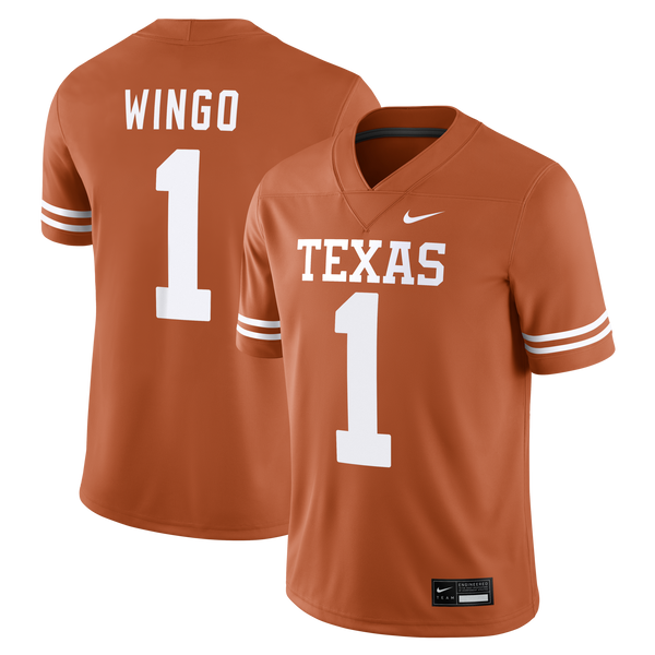 Ryan Wingo Texas Longhorns Game Football Jersey - Texas Orange