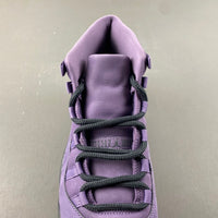 High Top Sneakers, Purple Black Colorway, Lace Up Design, Casual Gift for Sneaker Fans