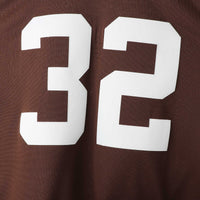 Cleveland Browns 1964 Jim Brown Brown Authentic Throwback Retired Player Jersey