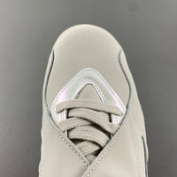 Low Top Sneakers, White Gold Colorway, Leather Footwear, Lace Up Design, Casual Gift for Sneaker Fans