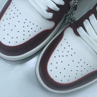 Low Top Sneakers, Brown White Colorway, Lace Up Design, Casual Gift for Sneaker Fans
