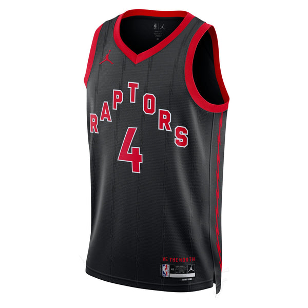 Toronto Raptors Statement Edition Swingman Jersey - Black - Scottie Barnes