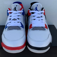 Sneakers, White Red Colorway, Lace Up Design, Casual Gift for Sneaker Fans