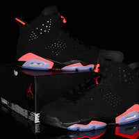 Sneakers, Black Red Colorway, Lace Up Design, Casual Gift for Sneaker Fans