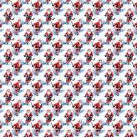 Slapshot Santa Gift Wrap, Hockey Santa Wrapping Paper, Sports Holiday Paper, Ice Hockey Christmas Gift Wrap Roll, Winter Present Paper