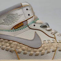 Sneakers, White Gray Colorway, Lace Up Design, Casual Gift for Sneaker Fans