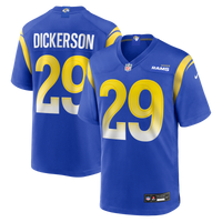Los Angeles Rams Eric Dickerson Royal Game Retired Player Jersey