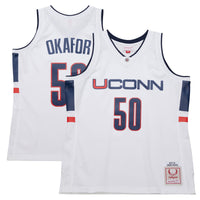 Emeka Okafor UConn Huskies 2001/02 Swingman Replica Jersey - White