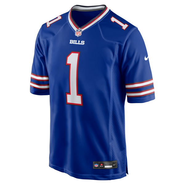 Buffalo Bills Number 1 Dad Royal Game Jersey