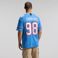 Tennessee Titans Jeffery Simmons Light Blue Team Stitched Limited Jersey