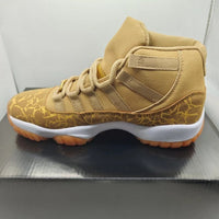 Sneakers, Gold Colorway, Lace Up Design, Casual Gift for Sneaker Fans