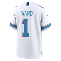 Tennessee Titans Cameron Ward White Game Jersey