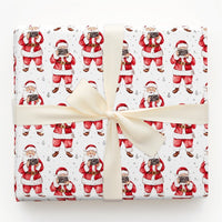 Vintage Camera Christmas Gift Wrap, Photographer Santa Claus Wrapping Paper, Whimsical Holiday Wrapping Paper, Photo Xmas Wrapping Paper