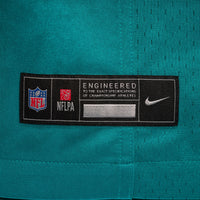 Miami Dolphins Jacob Rodriguez Aqua Alternate Game Jersey