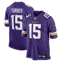 Minnesota Vikings Dallas Turner Purple Player Game Jersey