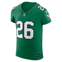 Philadelphia Eagles Saquon Barkley Kelly Green Alternate Elite Jersey