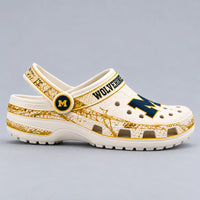 MICH Gilded Cream - Block Letter Statement Clogs
