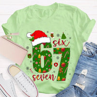 Festive Holiday Graphic Tee, Christmas Snowflake Santa Hat T-Shirt, Adorable Santa Hat Snowflake Shirt, Merry Christmas Unisex Winter Tee Shirt