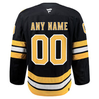 Boston Bruins Black Home Authentic Pro Custom Jersey