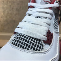 Sneakers, Burgundy White Colorway, Lace Up Design, Casual Gift for Sneaker Fans