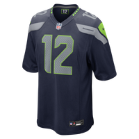 Seattle Seahawks 12s College Navy Team Game Jersey