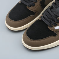 Low Top Sneakers, Brown Black Colorway, Reverse Hook Design, Lace Up Design, Casual Gift for Sneaker Fans