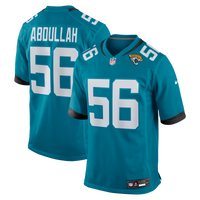 Jacksonville Jaguars Yasir Abdullah Teal Team Game Jersey