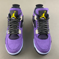 Retro Low Top Sneakers, Purple Colorway, Leather Footwear, Lace Up Design, Casual Gift for Sneaker Fans