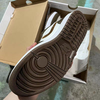 Low Top Sneakers, Brown White Colorway, Lace Up Design, Casual Gift for Sneaker Fans