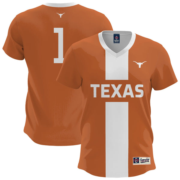 Texas Longhorns Lightweight Soccer Fashion Jersey - Burnt Orange